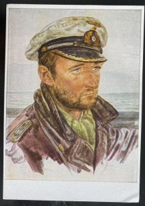 Mint Germany Picture Postcard U Boat Submarine Captain Frauenheim