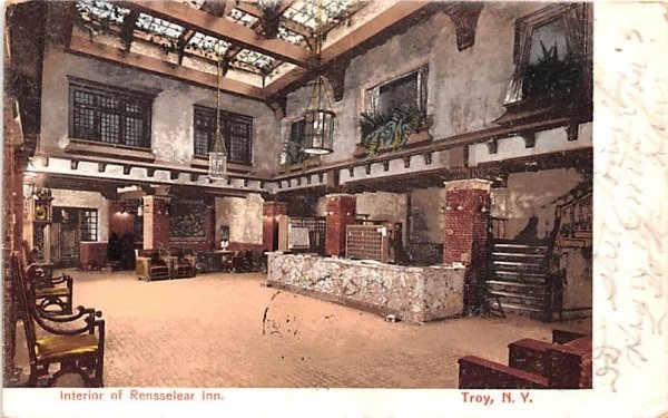 Interior of Rensselear Inn Troy, New York  