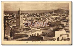 Old Postcard Tunis Tunisia Vue Generale