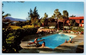 KAHULUI, HI Hawaii ~ MAUI PALMS RESORT HOTEL Pool c1960s Roadside Postcard