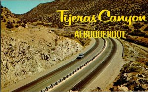 Scenic Tijeras U. S. Hwy 66 Albuquerque New Mexico Postcard Standard View Card 
