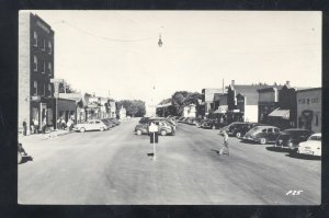 RPPC CANISTOTA SOUTH DAKOTA SD DOWNTOWN STREET REAL PHOTO POSTCARD