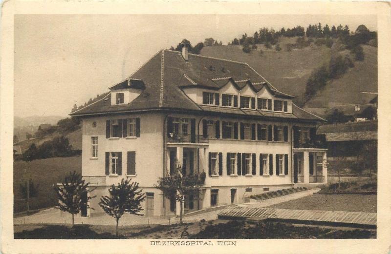 THUN Bezirksspital hospital Switzerland 1927