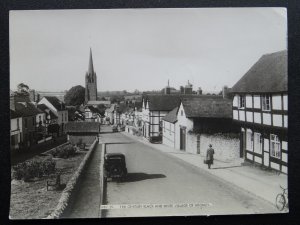 Hereford WEOBLEY 11th Century Black & White Village c1960s RP Postcard by Frith