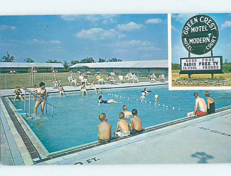 Pre-1980 SWIMMING POOL SCENE Kansas City Missouri MO AD9300