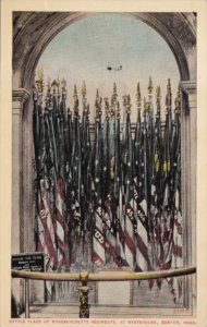 Massachusetts Boston Battle Flags Of Massachusetts Regiments At State House