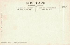 UK Channel Boat Leaving Folkestone 01.88