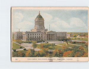 Postcard Parliament Buildings Winnipeg Canada