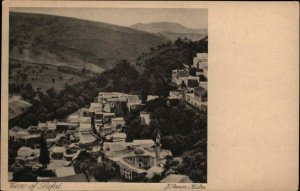 Safed Israel Birdseye View c1915 Postcard