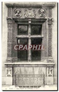 Pau - A Window of Castle - Old Postcard