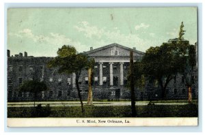 1912 US Mint New Orleans Louisiana LA Syracuse IN Antique Postcard 