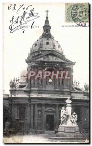 Old Postcard Church Paris Sorbonne