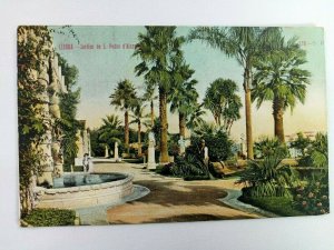 Vintage Postcard Lisboa Jardim de S. Pedro Alcântara Portugal