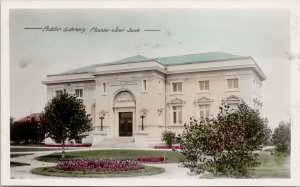 Public Library Moose Jaw SK Saskatchewan Gowen Sutton Unused RPPC Postcard F95