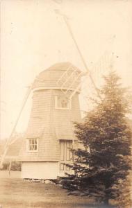 Boothbay Harbor Maine Windmill Real Photo Antique Postcard J73868