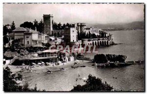 Old Postcard La Cote D & # 39Azur Napoule The Beach