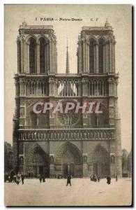 Paris Old Postcard Notre Dame