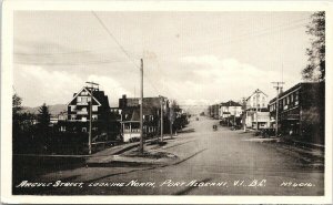 Port Alberni BC Argyle Street Somass Hotel Vancouver Island Postcard G72