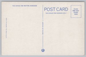 Linen~Nashville Tennessee~Hermitage Interior~Jackson Dining Room~Postcard