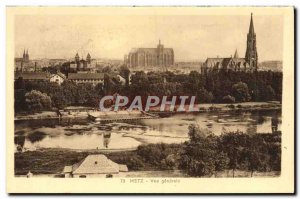 Old Postcard Metz Vue Generale