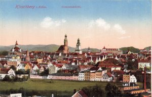 Hirschberg i. Schles. now Jelenia Góra, Poland-Cityscape Postcard by Ribbezahl