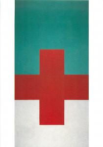 German Kunstler sehen das Deutsche Rote Kreuz Red Cross Art Gerd Lind