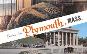 Greetings from Plymouth, Mass. Massachusetts  