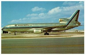 Eastern Airlines Lockheed L 1011 Airplane Postcard