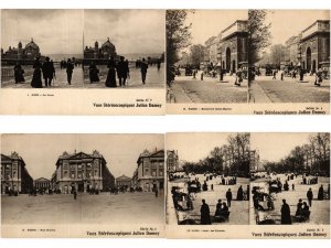 FRANCE 43 Vintage STEREO Postcards pre-1940 (L4479)