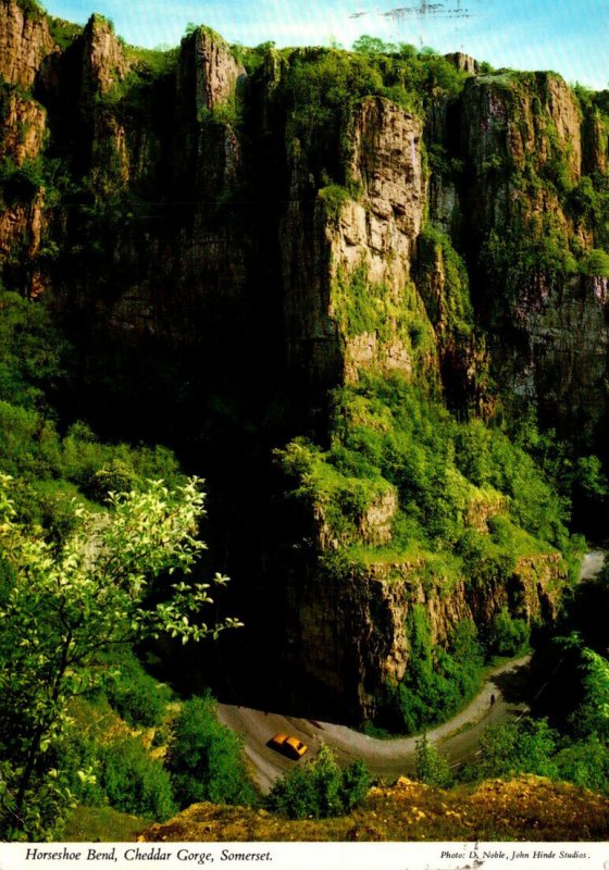 England Somerset Cheddar Gorge Horseshoe Bend