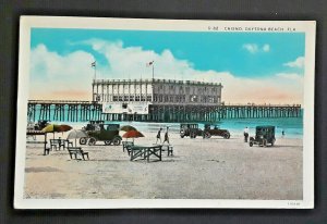 Mint Vintage Daytona Beach Florida Pier Casino Fishing Pier Early 1900s Postcard