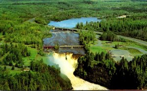 Canada Kakabeka Falls Aerial View
