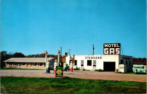 Postcard Midway Motel on Route 66 in Phillipsburg, Missouri