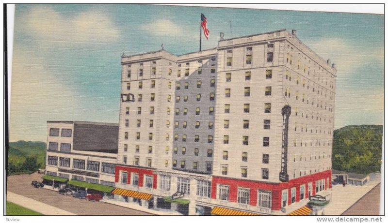 The Daniel Boone Hotel, Charleston, West Virginia, PU-1949