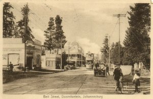 PC CPA SOUTH AFRICA, JOHANNESBURG, BEIT STREET, VINTAGE POSTCARD (b15768)