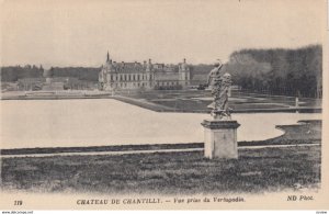 CHANTILLY, France, 1910-1920s, Vue prise du Vertugadin