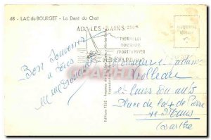 Old Postcard Lake Bourget Dent du Chat
