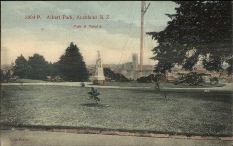 Auckland New Zealand Albert Park c1910 Postcard