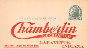 Lafayette Indiana Chamberlin Ice Cream Co Order Form Vintage Postcard AA58582