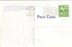 Thousand Springs Hagerman Valley Idaho Postcard 1951