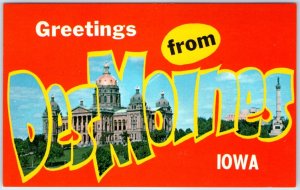 x22 Iowa SET #1 c1960s Greetings Postcard Chrome Photo Letter Mixed Lot A182