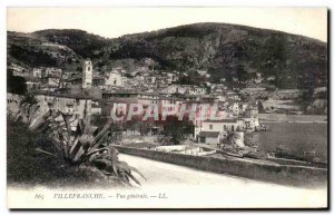 Postcard Old Villeranche Vue Generale