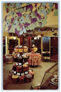 St. Charles Illinois IL Postcard Bird And Bottle On Bourbon Street Scene c1960's