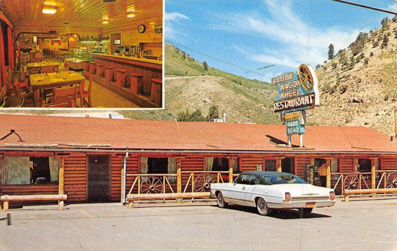 Wagon Wheel Restaurant Jackson Hole Wyoming postcard