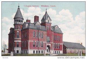 Exterior, Collegiate Institute, Windsor, Canada,  PU-1910