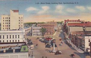 Main Street Looking East Sartanburg South Carolina 1943