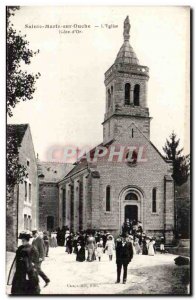 St. Mary on Ourthe Old Postcard L & # 39eglise