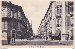 Catania , Italy, 1910s : Via Etnea