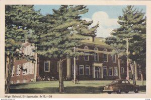 BRIDGEWATER, Nova Scotia , Canada , PU-1952; High School