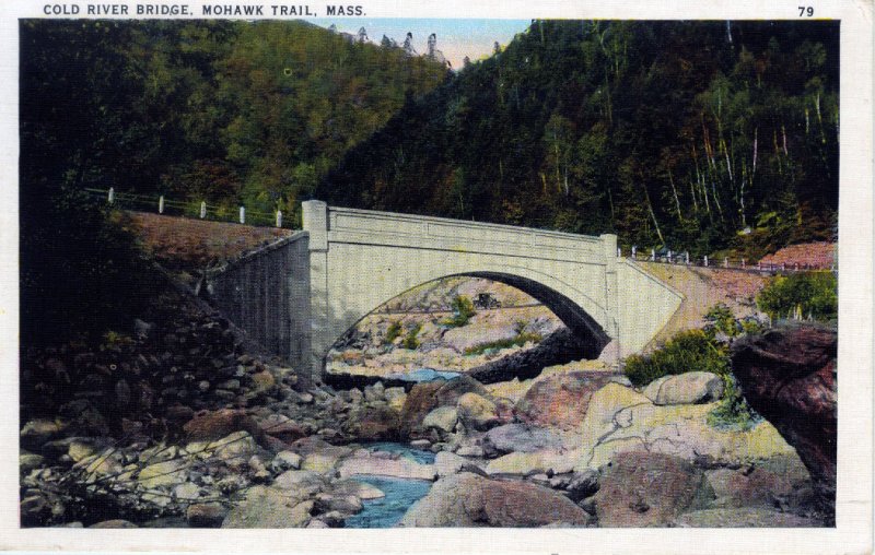 [ Linen ] US Massachusetts Mohawk Trail - Cold River Bridge